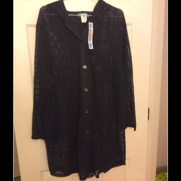 SwimsuitsforAll Nassau Mesh Coverup Size 18/20