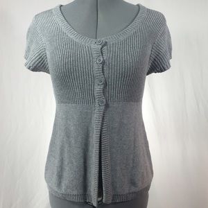 Grey Sweater Cover Up