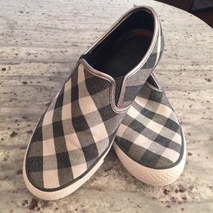 Authentic Burberry Nova Check Sneakers