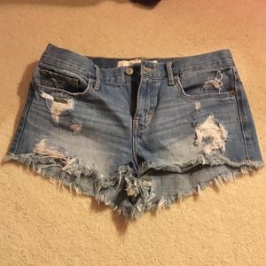 High waisted hollister shorts size 4 / size 27