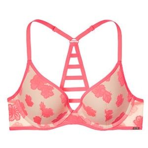 New Victoria's Secret PINK Lace Cage Back Bra 32C