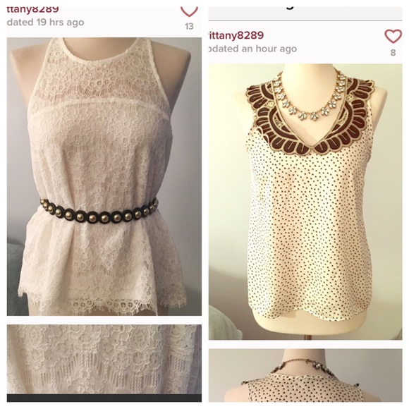 Charlotte Russe Tops - Top and belt bundle