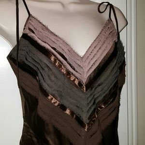 ***Natural Tone Sexy Silk Top***