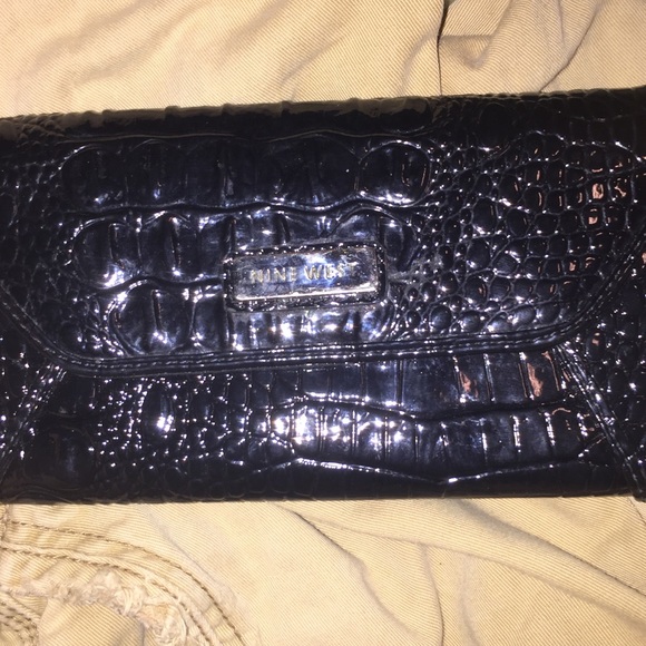 Nine West Croc Embossed Wallet