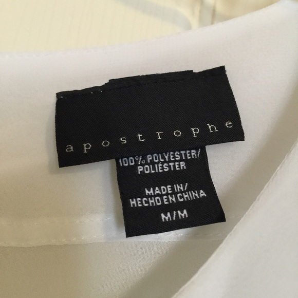 white blouse really light top - Picture 2 of 2