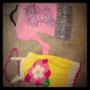 Bundle of little girls clothes
