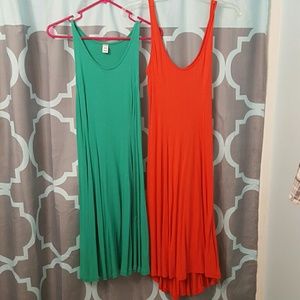 Lot of 2 Old Navy a line fit and flare sundresses