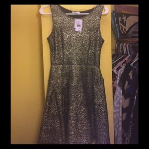 Gold shimmer dress
