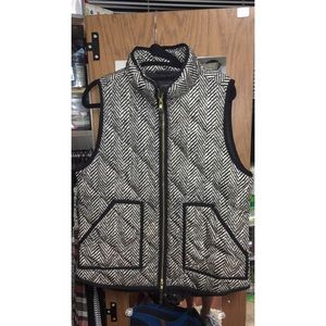 J Crew Herringbone Vest