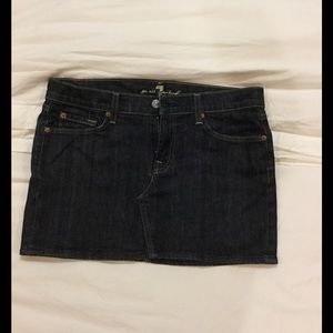 7 for all Mankind Jean Skirt