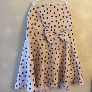 ASOS Curve dress size 18 pink and black polka dot