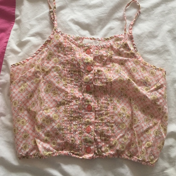 Flower crop top