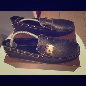 "Authentic"- Blue Louis Vuitton Loafers