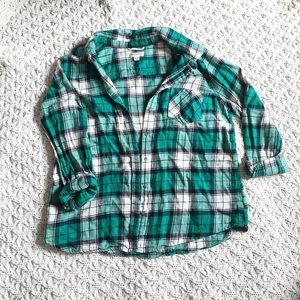 Light green flannel