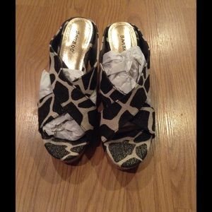 NWOT Bamboo wedges NWOT Bamboo wedges