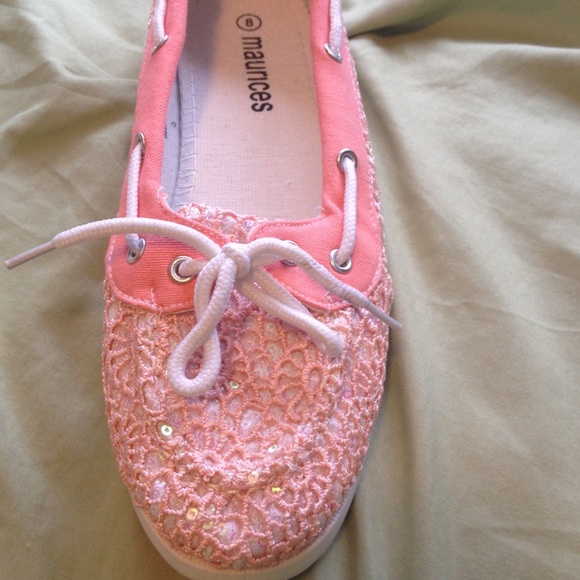 Maurice's sequin slip on shoes