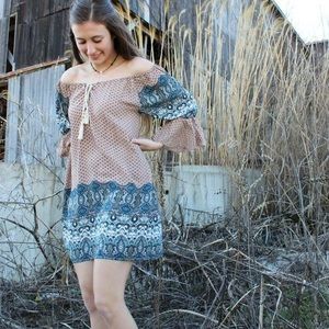 Off the shoulder dress