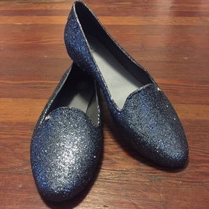 RESERVED Melissa Virtue Glitter Flats