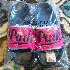 Victoria secret pink nation neon slide sandals L