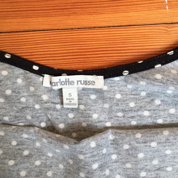 Black-and-white polkadot dress - Picture 2 of 2