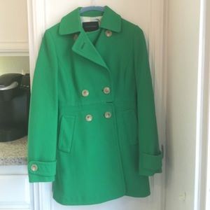 Vintage Banana Republic green peacoat XS