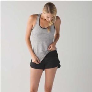 Black lulu lemon speed shorts