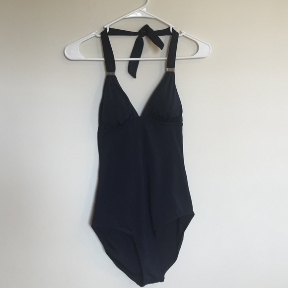 Gap navy one piece swim suit.