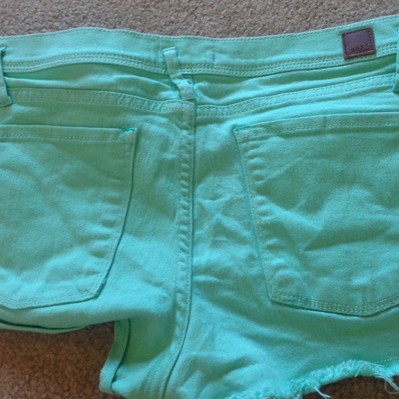 TEAL ROXY SHORTS - Picture 3 of 4