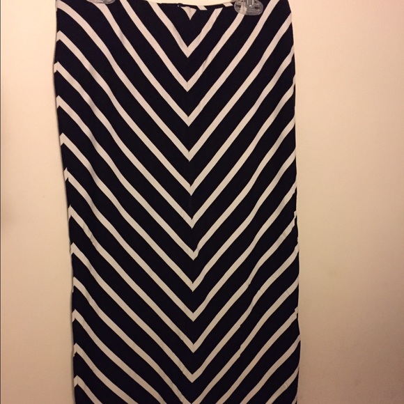 Black and white skirt