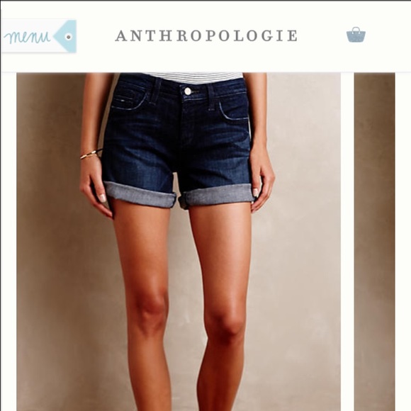 Pilcro Denim Roll Up Shorts