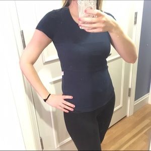 Navy nursing top