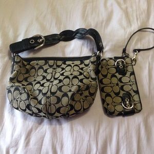 Coach Purse and Wristlet
