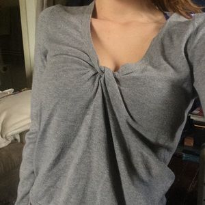 V neck sweater