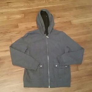 Ralph Lauren grey zipped hoodie