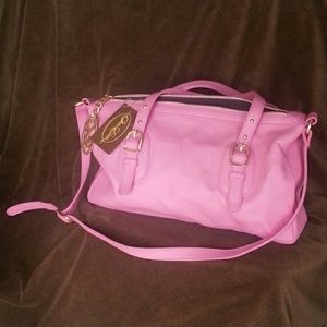 Onna Ehrlich- Derin Pink Leather Satchel