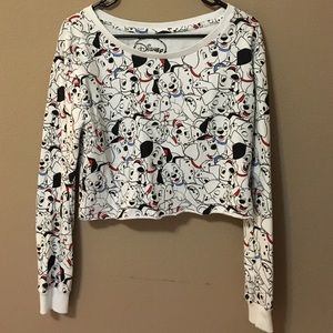 Cropped 101 Dalmatians Sweatshirt