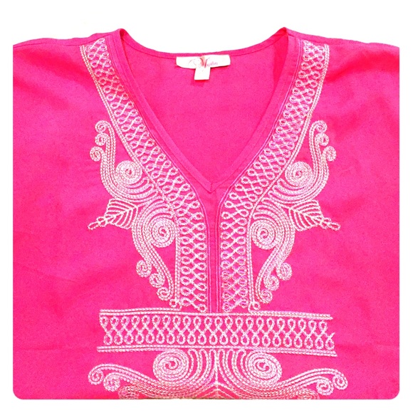Beautiful pink top.