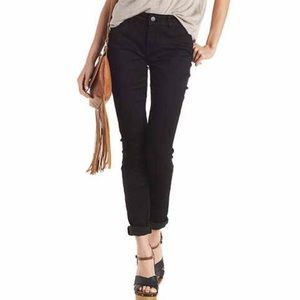 Black Charlotte Russe "skin tight jeggings"