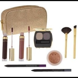 BNIB BAREMINERALS BARE LUXURY FULL UNUSED GOLD SET