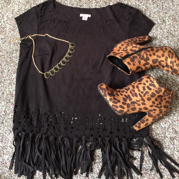 Black fridge and laser cut top