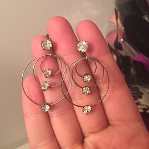 Vintage 3 tier clip on earrings