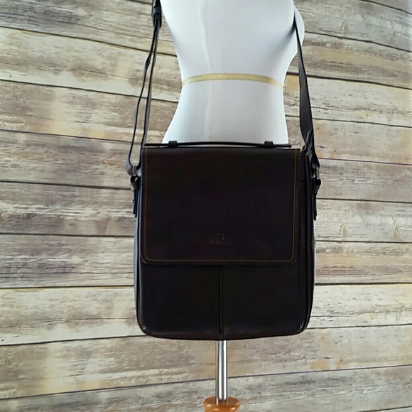 Italian Leather Cavalieri Messenger Bag