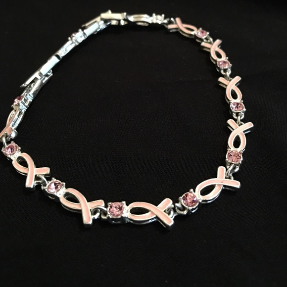 LAST 2 days…💖💖(free bag) Breast cancer bracelet