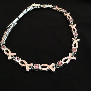 LAST 2 days…💖💖(free bag) Breast cancer bracelet