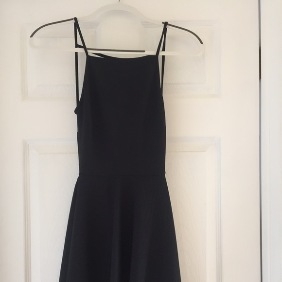 Never Worn Short Black Open Back/Side Dress-XS