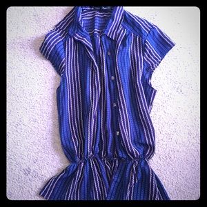 Squiggle striped vest