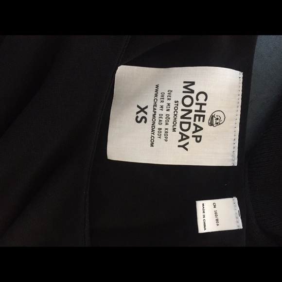 Softly worn - XS - Black Cheap Monday top from UO - Picture 3 of 4