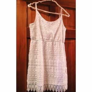 H&M white lace dress