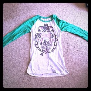 Owl baseball tee