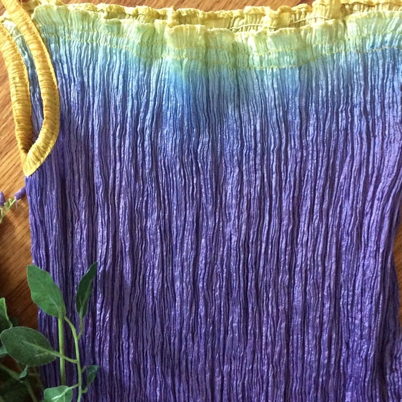 NEW NO TAGS PURPLE STRETCHES TO FIT TANK TOP - Picture 2 of 2